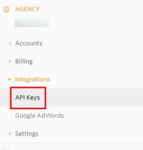Agency API Keys
