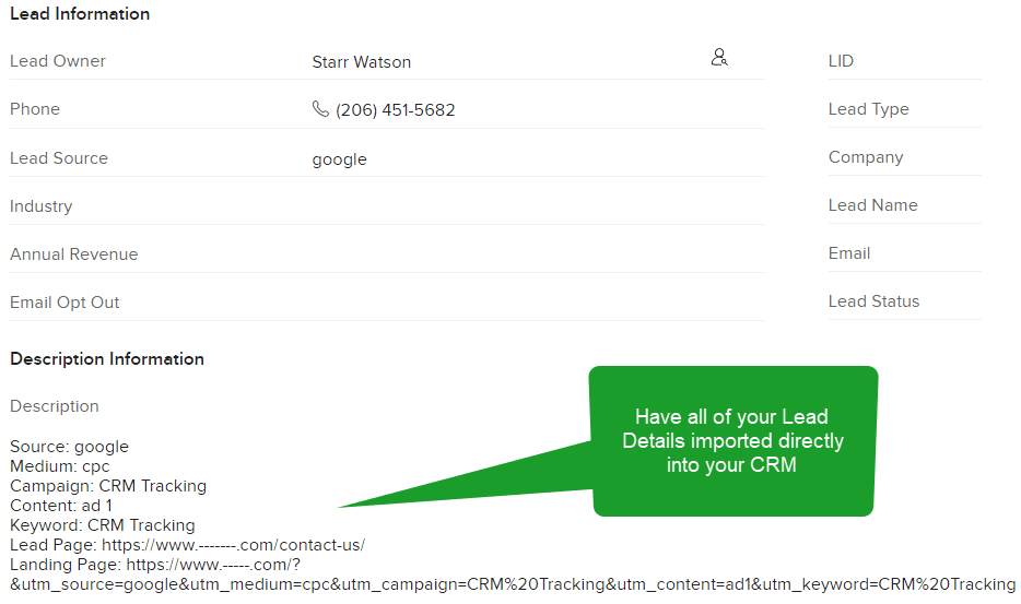 CRM details