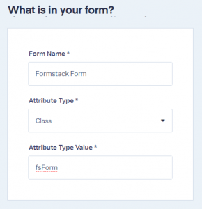 Formstack Form Setup