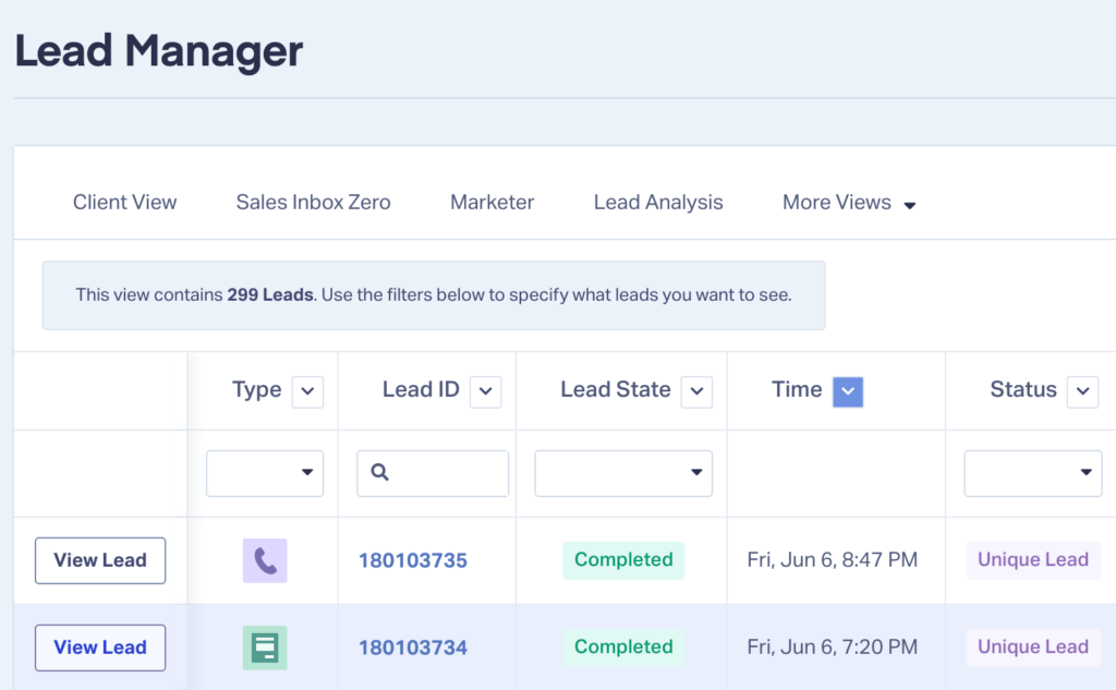 Lead Manager Custom Form Submission
