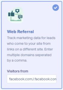 Web Referral Trigger
