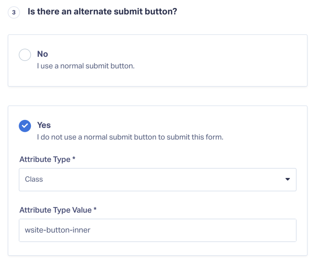 Weebly Alternate Submit Button