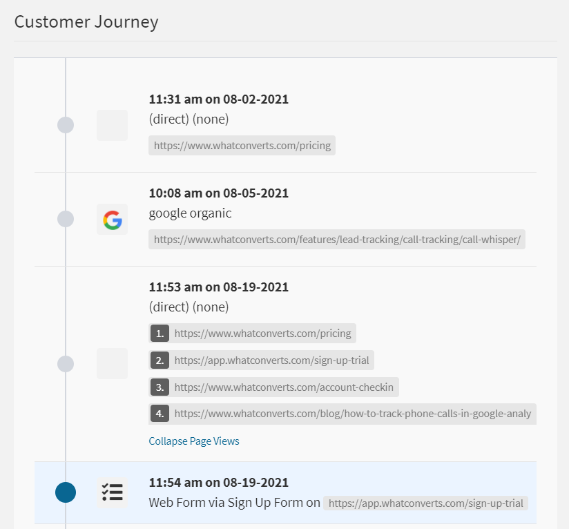 conversion tracking