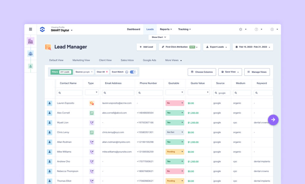 How to choose the best lead tracking software: Marketing vs Sales graphic