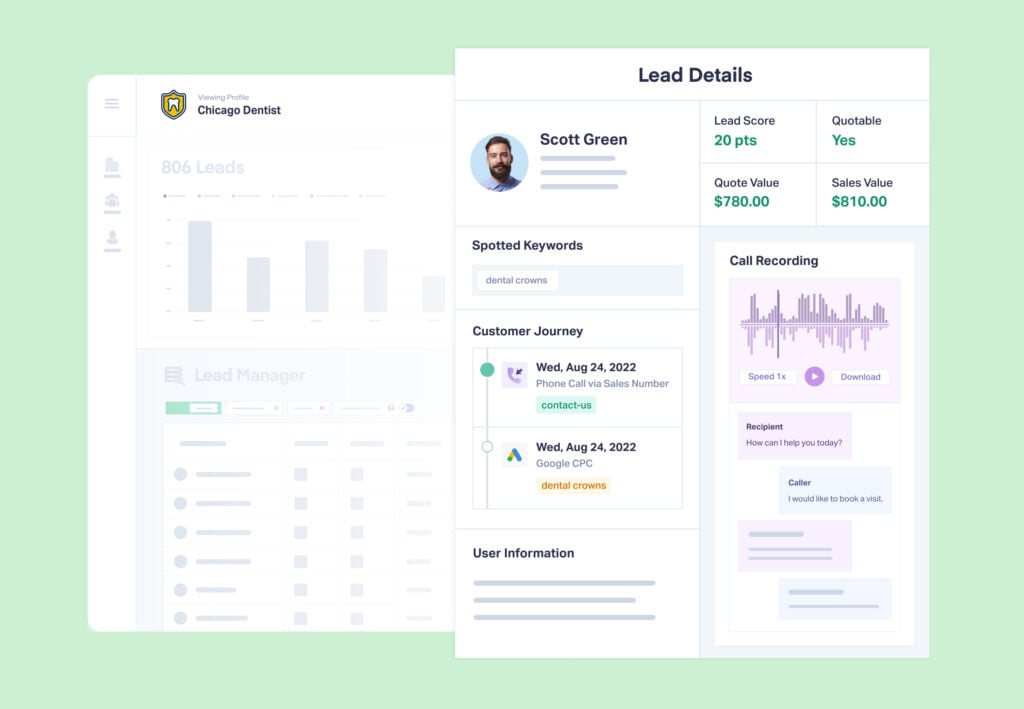 Build Trust & Transparency with Clients Using Lead Manager graphic