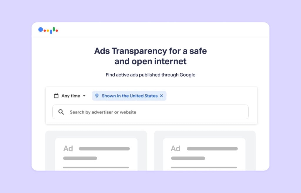 [News] How the Google Ads Update to Transparency Center Affects Marketers graphic