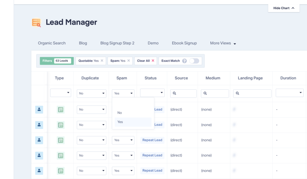 Did You Know – View Duplicate/Spam Leads graphic