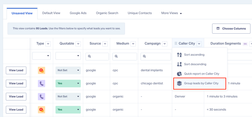 Product Update: Introducing Quick Reports & Lead Grouping graphic