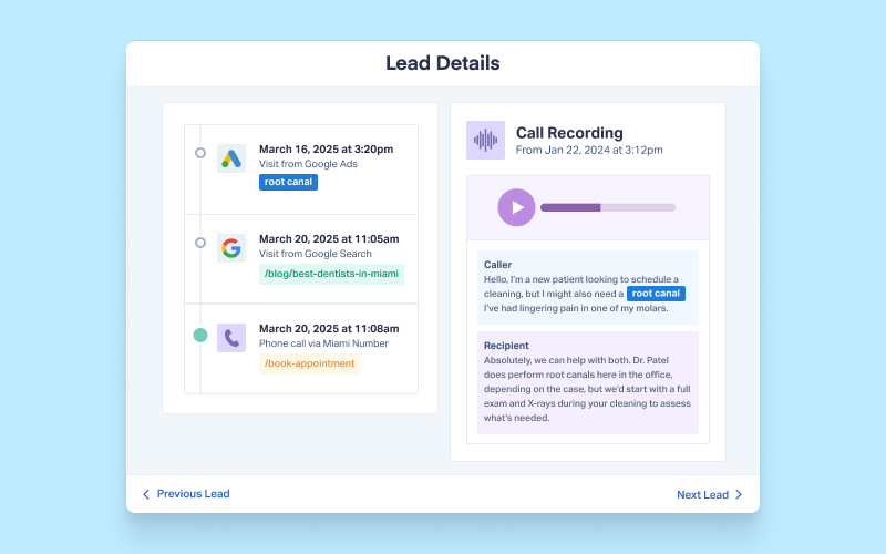 Search Conversations Instantly