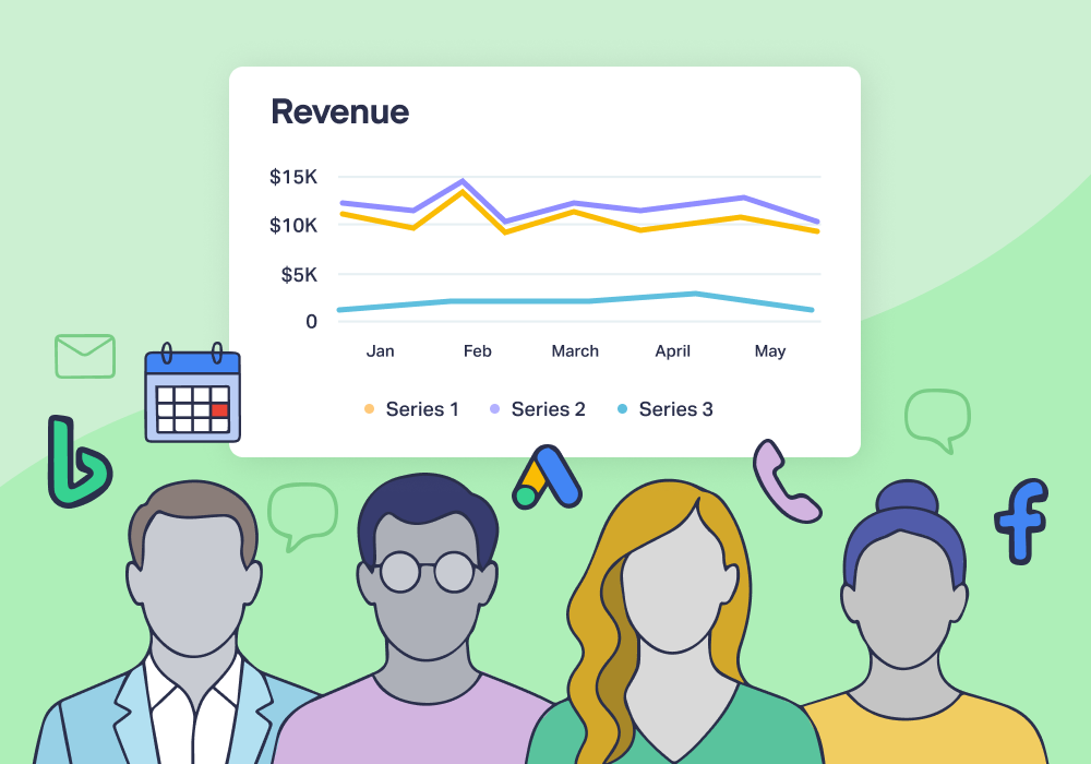 Illustration showing concepts related to How Customer Cohort Analysis Reveals Marketing ROI Blind Spots