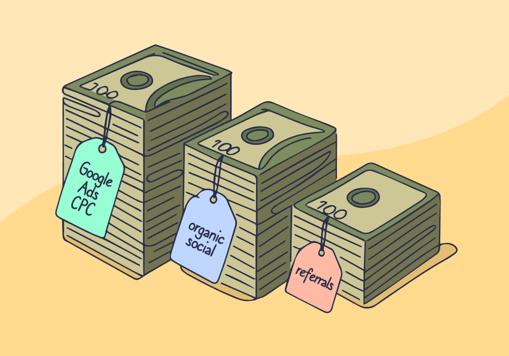 Illustration showing concepts related to Revenue Attribution: How to Prove Your Marketing Pays for Itself