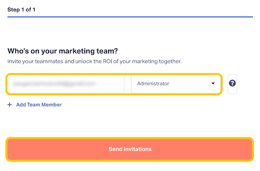 Invite Team Members