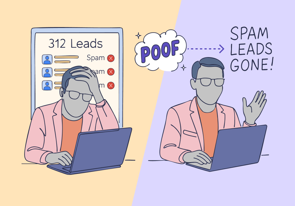 Illustration showing concepts related to How To: Make Bad Leads Disappear