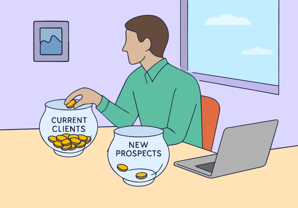 Illustration showing concepts related to Agencies Are Leaving a Fortune in Client Retention on the Table