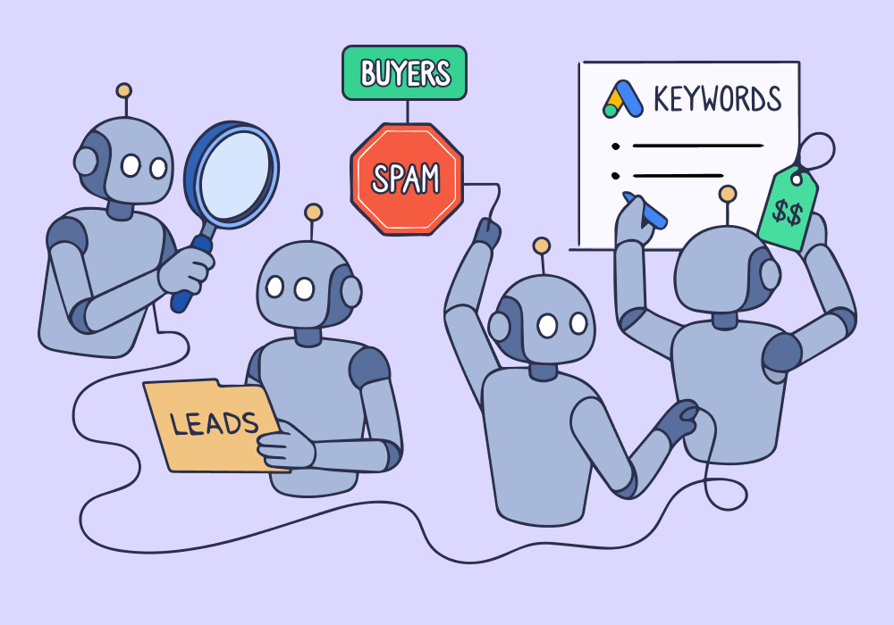 Illustration showing concepts related to How to: Use Agentic AI to Supercharge Your Lead Gen
