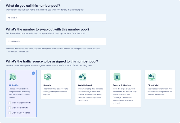 Set Up a Dynamic Number Pool