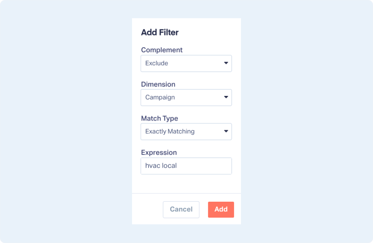 Filter Results in Your Custom Reports