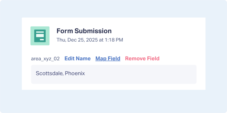 1-Map a Field from the Lead Details Page