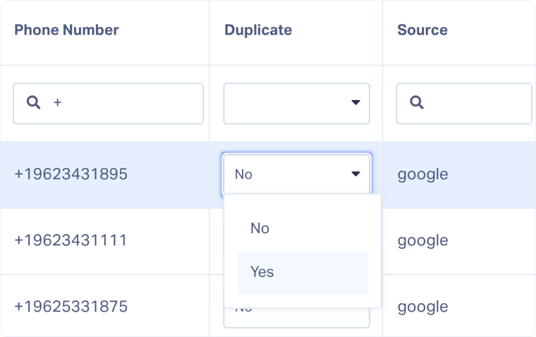 1-Mark a Lead as a Duplicate From the Lead Manager