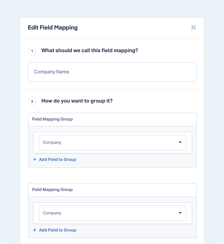 1-Populate Contact and Company Name in the Contact Details Section