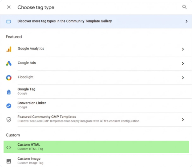 2-Add Your Tracking Script Using the Google Tag Manager