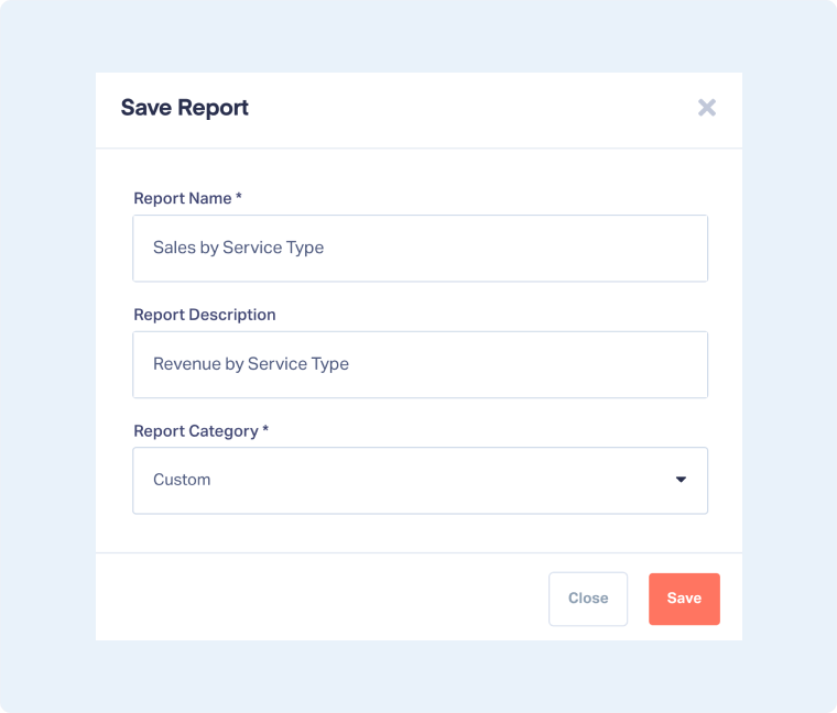 Save a New Custom Report in the Report Library