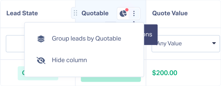 2-Group Leads in the Lead Manager
