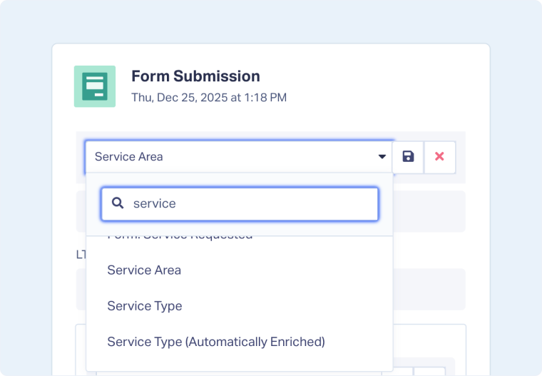 2-Map a Field from the Lead Details Page