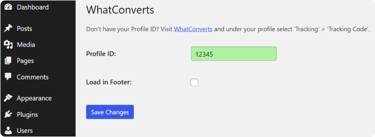 3-Add Your Tracking Script Using the WordPress Plugin