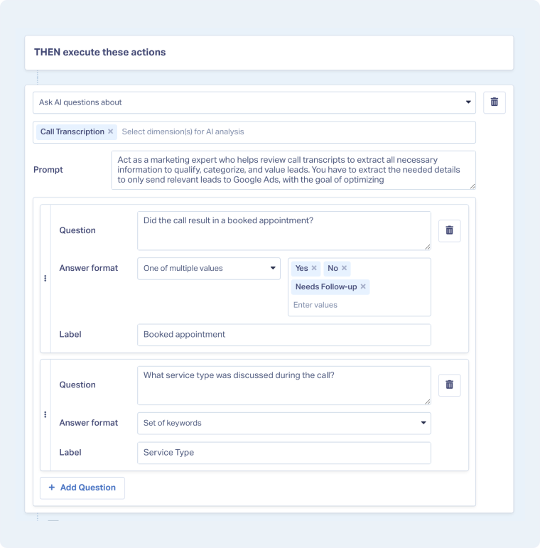 3-Enable AI Analysis Using Lead Intelligence