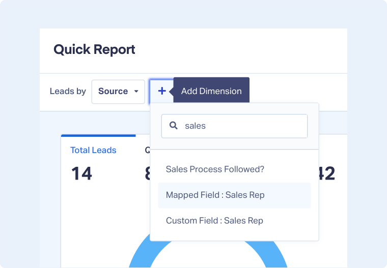Generate a Quick Report From the Lead Manager