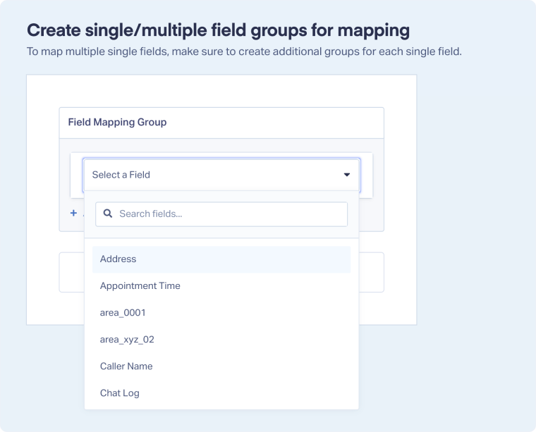Add a Field Mapping