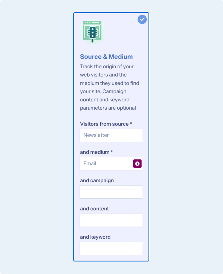 Create a Dynamic Number Pool for a Specific Source & Medium