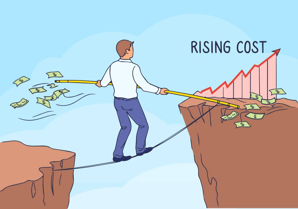 Illustration showing concepts related to PPC Costs Are Rising—And That Makes Every Dollar More Fragile