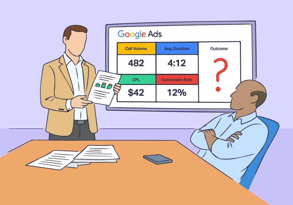 Illustration showing concepts related to Why Call-Driven Campaigns Are the Hardest Ones to Defend in Client Reviews