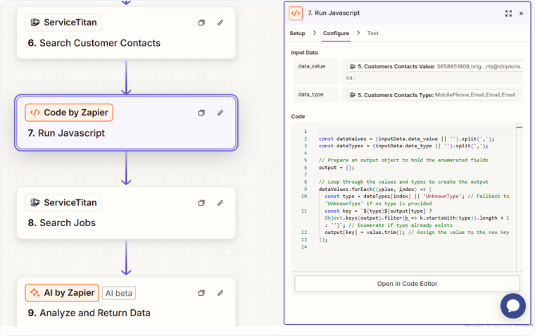 Send Appointments from ServiceTitan to WhatConverts-2