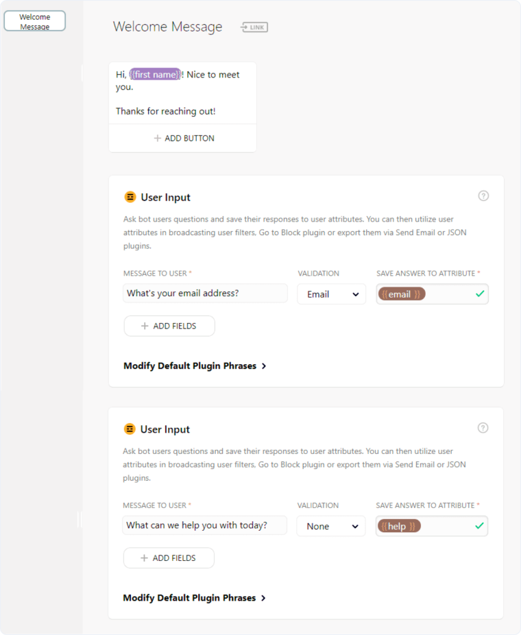 Track Facebook Messenger Chats with Chatfuel
