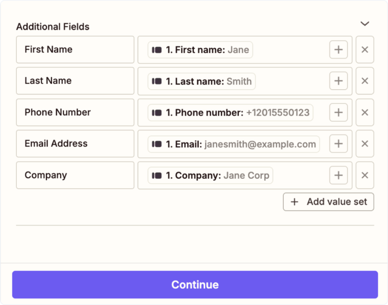 Track Typeform Web Forms