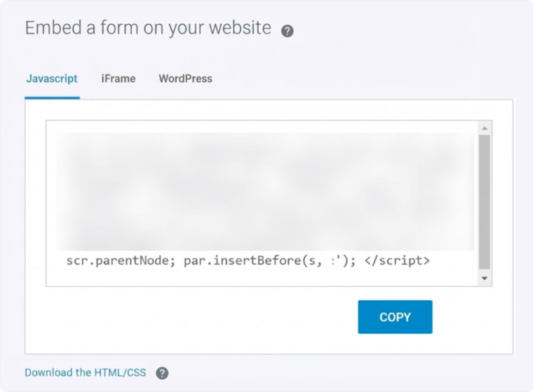 Track Wufoo Web Forms