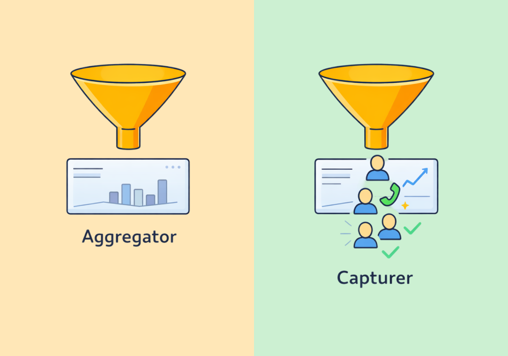 Illustration showing concepts related to Data Aggregators vs. Data Capturers: Why the Distinction Determines What You Can Prove