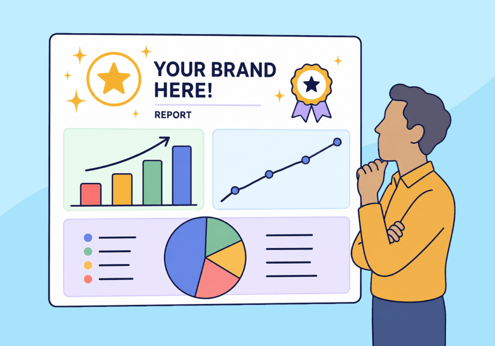 Illustration showing concepts related to White Labeling for Marketing Agencies: What It Means and Why It Matters