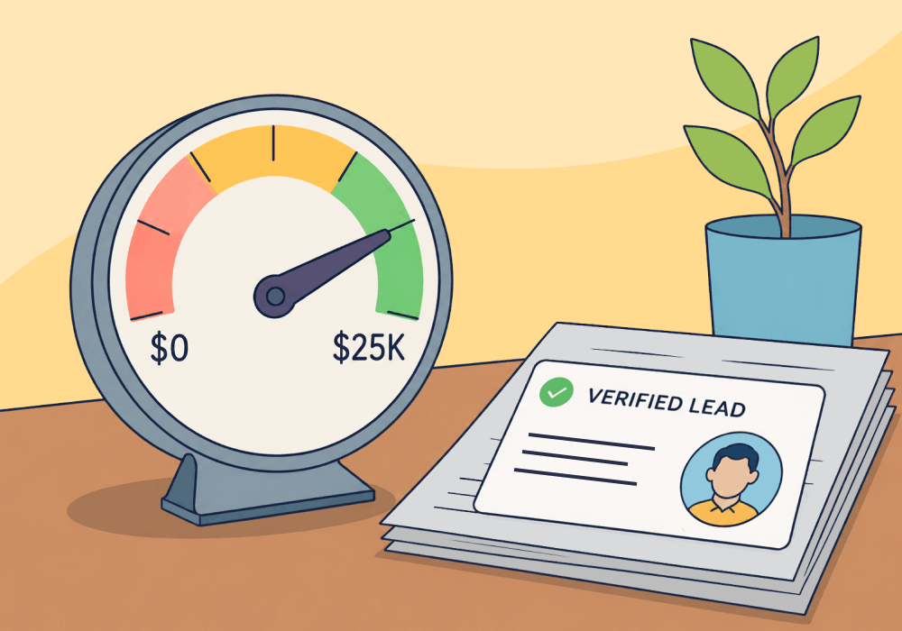 Illustration showing concepts related to How to: Take Clients' Budget Buy-In from $0 to $25k