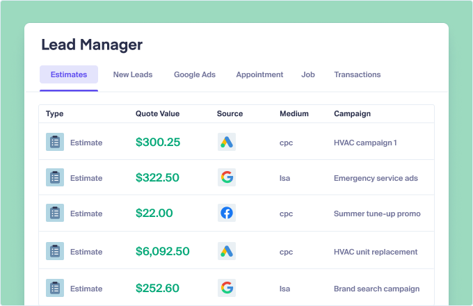 Lead management