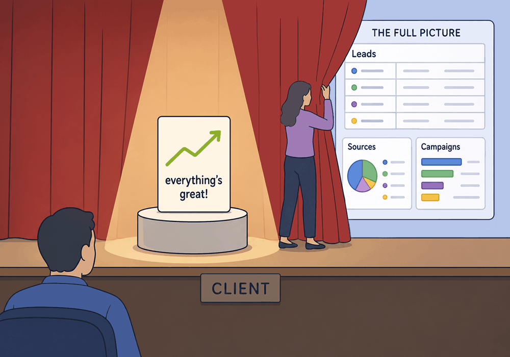 Illustration showing concepts related to Try It: Radical Transparency as a Retention Strategy