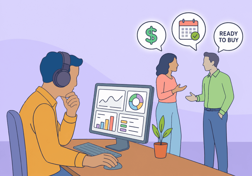 Illustration showing concepts related to The Bid Strategy Intelligence Hidden in Your Offline Conversations