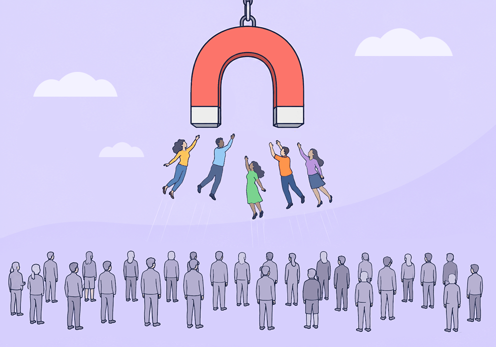 Illustration showing concepts related to Using Segmentation to Target Quality, Not Quantity